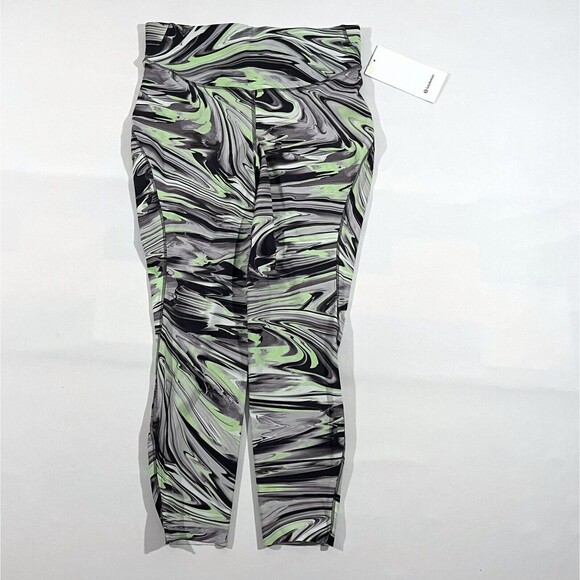 lululemon athletica Pants - Lululemon Womens Fast Free High Rise Tight Paint Glide Warp Leggings 12 NWT
